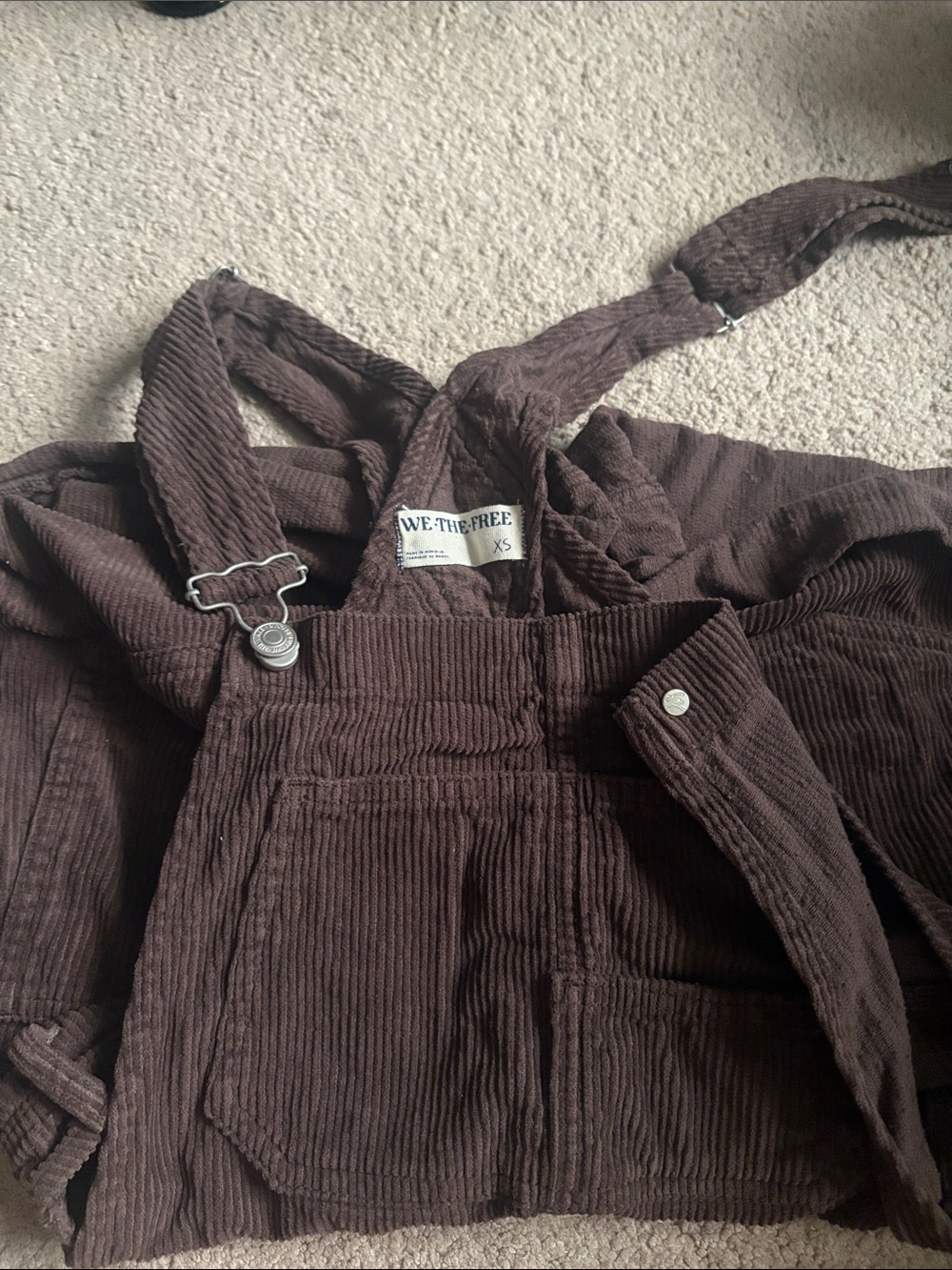 We The Free Corduroy Overalls - Brown
